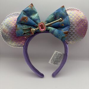 Ariel The Little Mermaid Disney-Parks Live Action Minnie Ears Headband